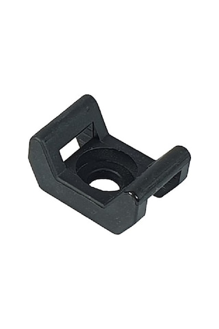 Vidalı Kroşe - 23 x 16 x Ø10mm - Siyah - 25 Adet