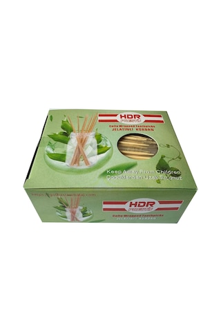 Hdr Jelatinli Poşetli Ahşap Kürdan 5 x 400'lü