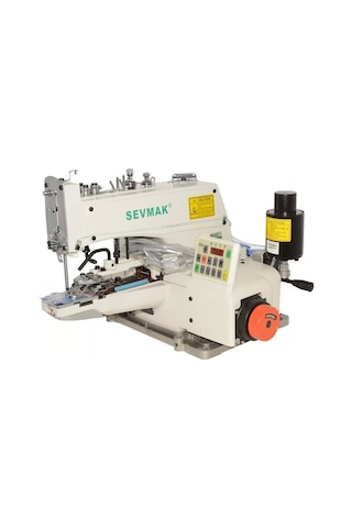 Sevmak SK-1377D Kafadan Motorlu Düğme Dikiş Makinesi