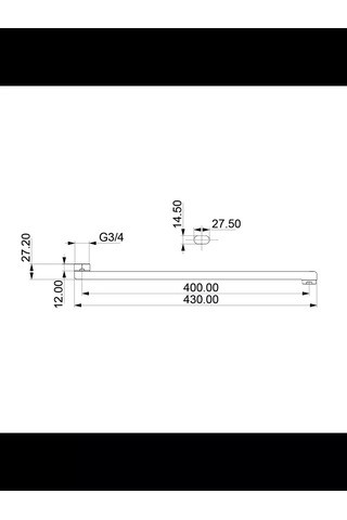 Iddıs Musluk İçin Düz Çıkarılabilir Kova, 40 Cm 139624238 Krom