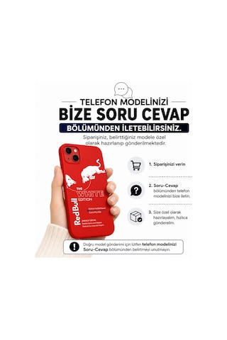 Apple iPhone Uyumlu 15 Pro Red Bull The Edition Telefon Kılıfı Premium Uv Baskılı Silikon Koruyucu Kılıf Kırmızı