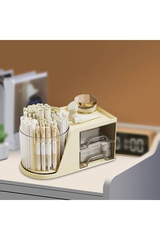 Homyl 360 Dönen Makyaj Organizatör Kalem Tutucu Çok