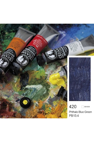 Bigpoint Cezanne Extra Fine Yağlı Boya 45 Ml Phthalo Blue Green 420 6'lı Kutu