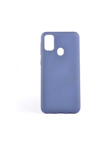 Ekılıf - Samsung Galaxy M21 Uyumlu Kılıf Mat Soft Premier Silikon Kapak - Lacivert