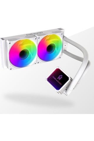 Game Master 2 Fanlı Argb 240mm Watercooler Beyaz Sıvı Soğutma
