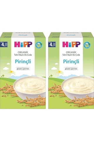 Hipp Organik Pirinçli Tahıl Bazlı Ek Gıda 4+ Ay Kaşık Maması 2 x 200 G