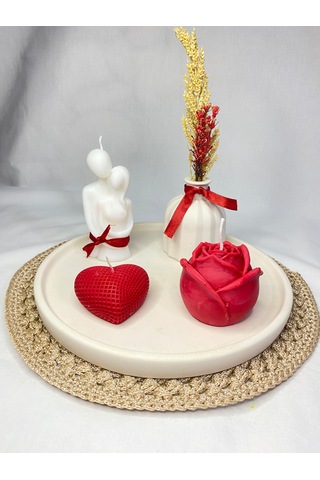 Sevgililer Günü Özel Seri Mum