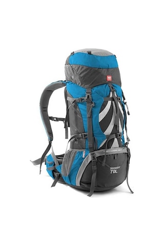 Naturehike Kampçı Dağcı Sırt Çantası 70lt Mavi Çok Renkli