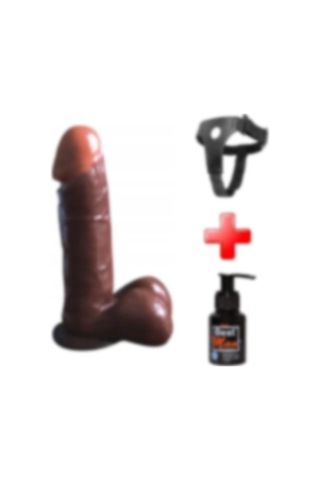 Lilitu Shop Baile 19 CM Belden Bağlamalı Melez Gerçekçi Penis