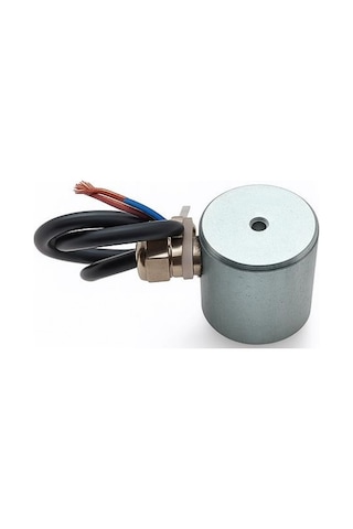 Ø40 40 Mm Elektromıknatıs 24v %100 / 48v %50 Çalışma, Yüksek Tutma Gücü, Endüstriyel Ve Test Sistemleri İçin