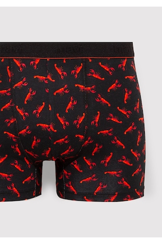 Mavi - Baskılı Siyah Boxer 0911307-900 Siyah