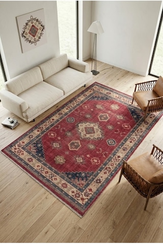 Yolluk Halı Kaymaz Taban Yıkanabilir Leke Tutmaz Kilim Özel Ölçü Koridor Halısı 3028 Çok Renkli