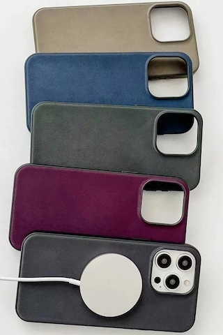 Newface Apple iPhone Uyumlu 15 Pro Kılıf Karen Magsafe Kapak Glblseme - 37 - Siyah Sıyah
