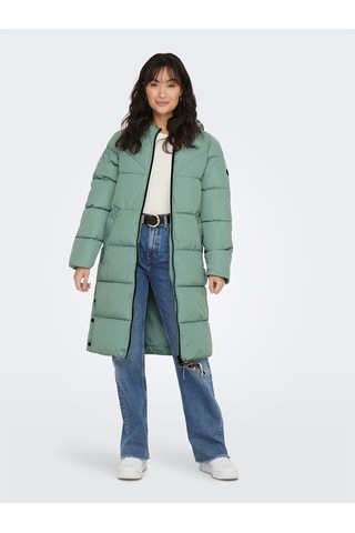 Only Onlamanda Long Puffer Coat Cc Otw Kadın Mavi Kaban - 15233425