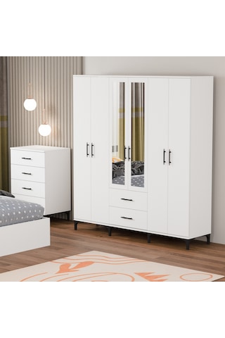 Garaj Home Doğa Yatak Odası Takımı-bayaz
