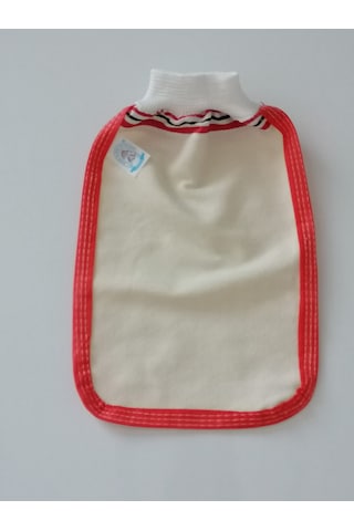 Eker-kırmızı Biyeli Hızlıgiy Kese-banyo Ve Duş Kesesi-lastikli