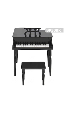 Manuel Raymond Bp30bk Ahşap Çocuk Pianosu Siyah 30 Tuşlu Mini