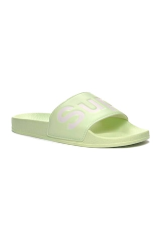 Superga 1908 Slides Polysoft Unisex Yeşil Terlik Yeşil