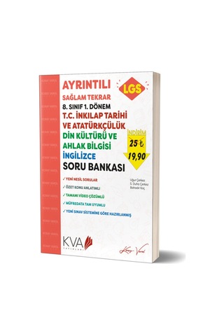 Kva 8. Sınıf 1. Dönem Tekrar Inkılap - Din – Ingilizce Soru