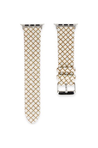 Watch 42mm Karo Motif Kordon - Mavi Diğer