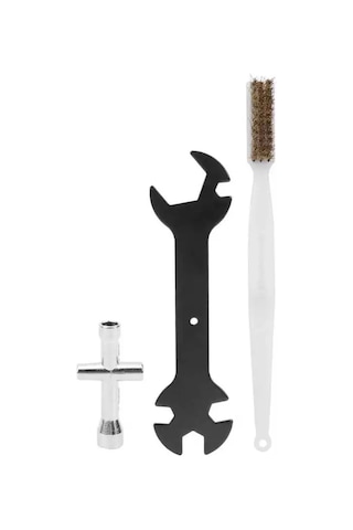 Yaleker Aibecy Füze Temizleme Seti: Bakır-plastik Fırça, 5'li Aluminyum Anahtar Ve M2-m4 Uyumlu Çapraz Hexagonal套筒