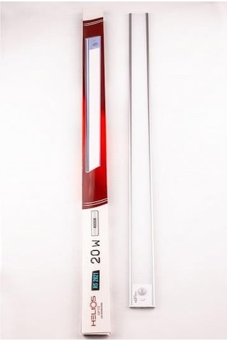 10 Watt 40 Cm Sensörlü Led Bant Armatür - Ilık Beyaz 4000k Hs-2820 Helios Rastlamak