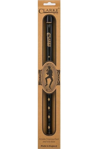 Clarke Original Siyah İrlanda Flütü -Tinwhistle C