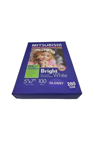 Mitsubishi Fotoğraf Kağıdı 5x7 13x18 260 Gr Fotoğrafçı Ürünü Baskı Malzemesi Parlak Kagıt
