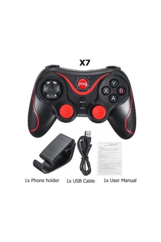X7 Wireless Kablosuz Oyun Kolu Bluetooth Joystick Gamepad Android