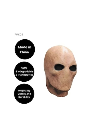 Jl Cadılar Bayramı Faceless Adam Maskesi  Tam Yüz Lateks