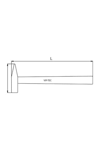 Vıp-tec Profesyonel Ağaç Saplı Tesv. Çkç. 100gr Vt861100