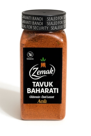 Zemak Acılı Tavuk Baharatı 175 G %100 Glütensiz Mangal & Fırın Için Özel Karışım