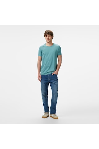 Nautica Nautara Erkek Yeşil Regular Fit T-shirt Düz V55009t Yeşil