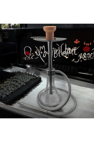 Komple Çelik Motifli Şişe Nargile,çelik Nargile Takımı,nargile