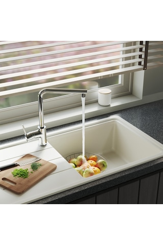 Adell Inova Mutfak Eviye Bataryası-Parlak Krom