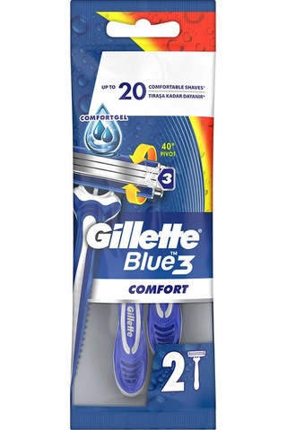 Gillette Blue3 Comfort Kullan At Tıraş Bıçağı 2'li