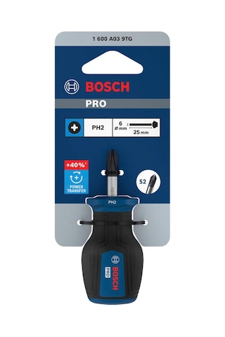 Bosch Pro Ph2x25 Mm Avuç İçi Yıldız Tornavida 1600a039tg
