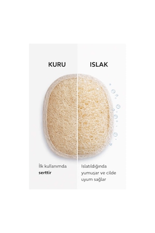 Kabak Lifli Oval Lastikli Yüz Ve Vücut Kesesi