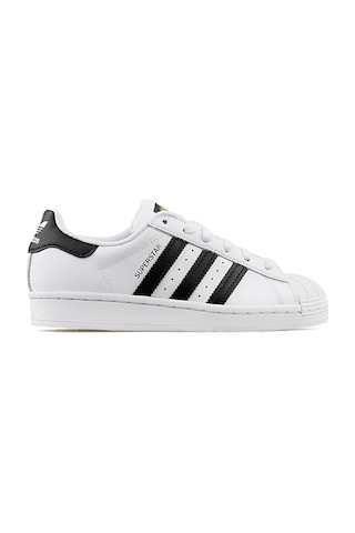 Adidas Superstar J Beyaz-siyah Unisex Günlük Ayakkabı FU7719 Beyaz