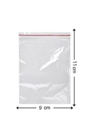 Kilitli Torba Kilitli Poşet 9X11 Cm 100 Adet