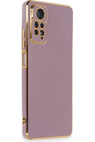 Gld-spt- Newface Xiaomi Redmi Note 12 Pro 4g Kılıf Volet Silikon - Mor