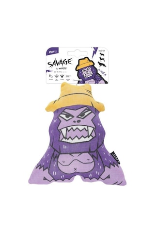 M-pets Savage Gorilla Peluş Köpek Oyuncağı 22x20 Cm