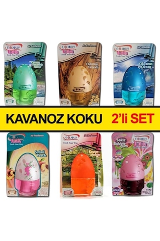 Şişe Cam Koku Oda ve Oto Kokusu Araç Kokusu Kavanoz Koku 2 Li Set