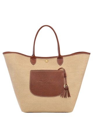 Longchamp Le Pliage Collection L Basket Bag Kadın Omuz Çantası 10308 Hgk Kahve - Bej
