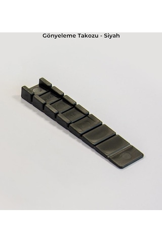 Mesan Plastik Gönyeleme Takozu Siyah (0253)