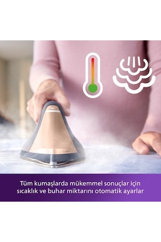 Philips 9000 Serisi Buhar Kazanlı Ütü, 750 G'a Varan Şok Buhar, Activesense Teknolojisi, Hafif Ütü,
