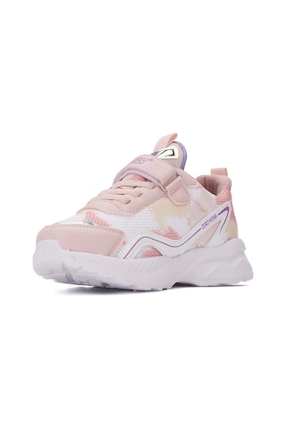 Günlük Kız Çocuk Sneaker Lastik Bağcıklı Hologram Cırtlı Hafif Hello Kitty Nefes Alabilen Ayakkabı 2014 Pudra Beyaz