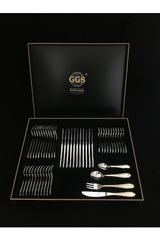 Ggs Solingen Çatal Kaşık Bıçak Set 96 Parça Monıka Parlak Altın