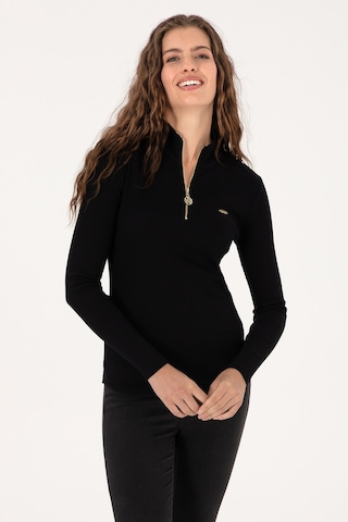 U.s. Polo Assn. Kadın Siyah Sweatshirt 50313564-vr046 Siyah