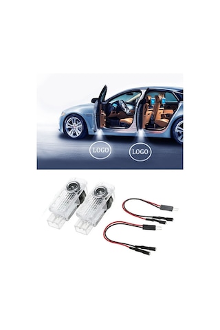 Autogp Audi Q7 Kapı Altı Işık Lazer Led Logo Hoşgeldin Aydınlatma Agp-kl-2097 1 Çift/kutu